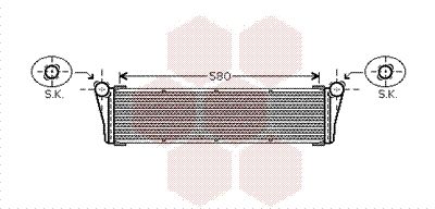 VAN WEZEL radiatorius, variklio aušinimas 74002053